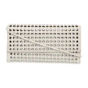 Loeffler Randall Charlee Studded Leather Shoulder Bag - Ecru